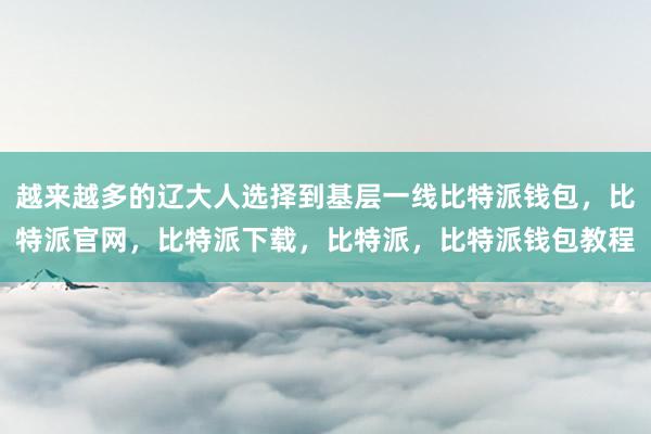 越来越多的辽大人选择到基层一线比特派钱包，比特派官网，比特派下载，比特派，比特派钱包教程