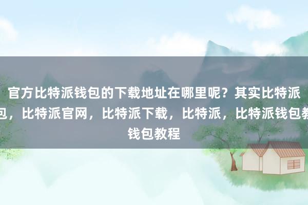 官方比特派钱包的下载地址在哪里呢？其实比特派钱包，比特派官网，比特派下载，比特派，比特派钱包教程