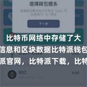 比特币网络中存储了大量的交易信息和区块数据比特派钱包，比特派官网，比特派下载，比特派，比特派钱包教程