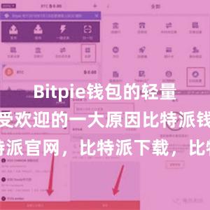 Bitpie钱包的轻量级下载是其受欢迎的一大原因比特派钱包，比特派官网，比特派下载，比特派，比特派钱包教程