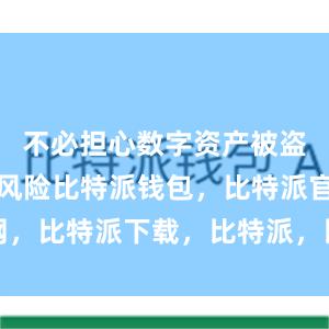 不必担心数字资产被盗或丢失的风险比特派钱包，比特派官网，比特派下载，比特派，比特派钱包教程