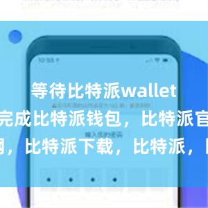 等待比特派wallet安装包下载完成比特派钱包，比特派官网，比特派下载，比特派，比特派钱包教程